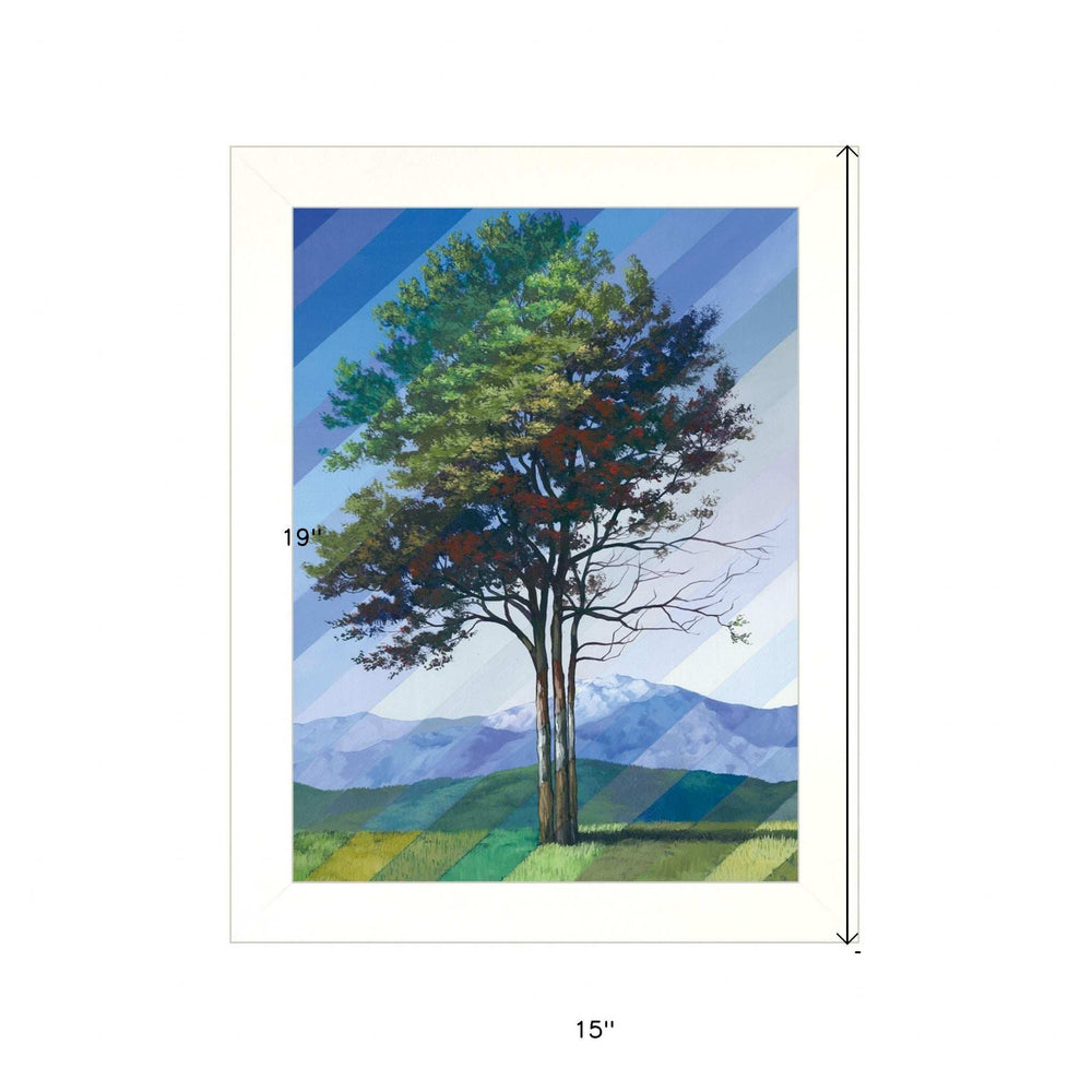 Catching Light as Time Passes 1 White Framed Print Wall Art - Homeroots - Flyclothing LLC