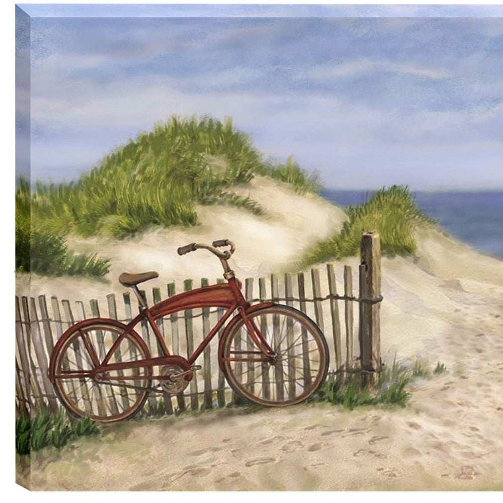 Set Of Three Sand Beach Designs Wrapped Canvas Print Wall Art - Homeroots - Flyclothing LLC