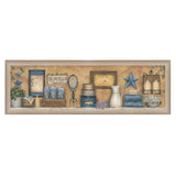 Starlight Bath 4 Brown Framed Print Bathroom Wall Art - Homeroots - Flyclothing LLC