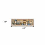 Starlight Bath 4 Brown Framed Print Bathroom Wall Art - Homeroots - Flyclothing LLC