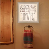 Soak and Relax 1 Brown Framed Print Bathroom Wall Art - Homeroots - Flyclothing LLC