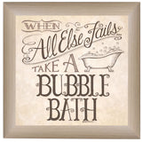 When All Else Fails 1 Brown Framed Print Bathroom Wall Art - Homeroots - Flyclothing LLC