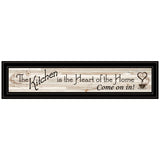 Kitchen Is The Heart of The Home 7 Black Framed Print Kitchen Wall Art - Homeroots - Flyclothing LLC