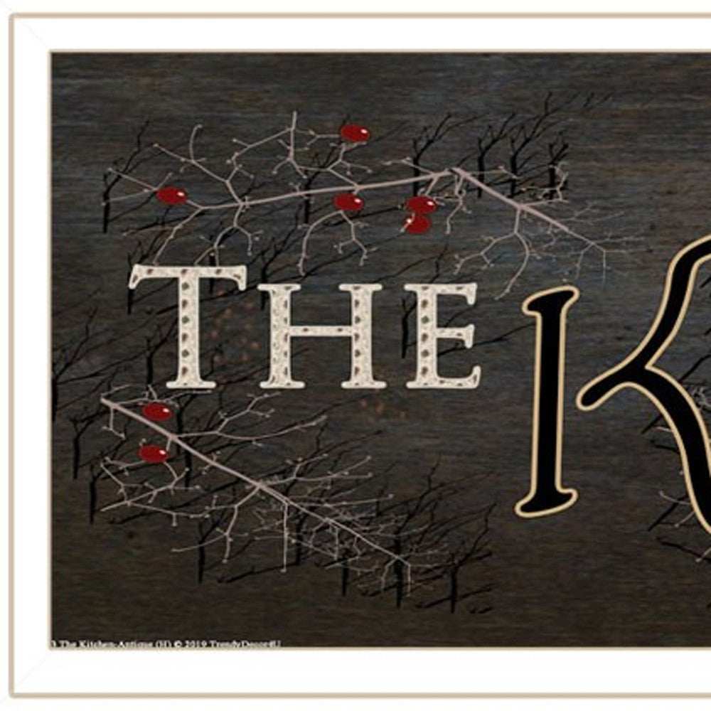 Kitchen is the Heart of the Home 11 White Framed Print Kitchen Wall Art - Homeroots - Flyclothing LLC