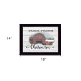 Farm Fresh Christmas Trees 1 Black Framed Print Wall Art - Homeroots - Flyclothing LLC