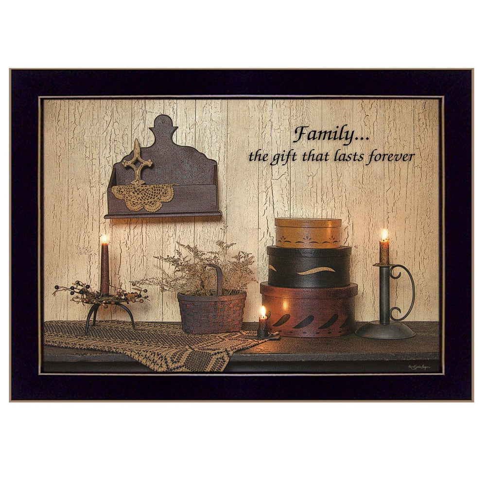 Forever Family 1 Black Framed Print Wall Art - Homeroots - Flyclothing LLC