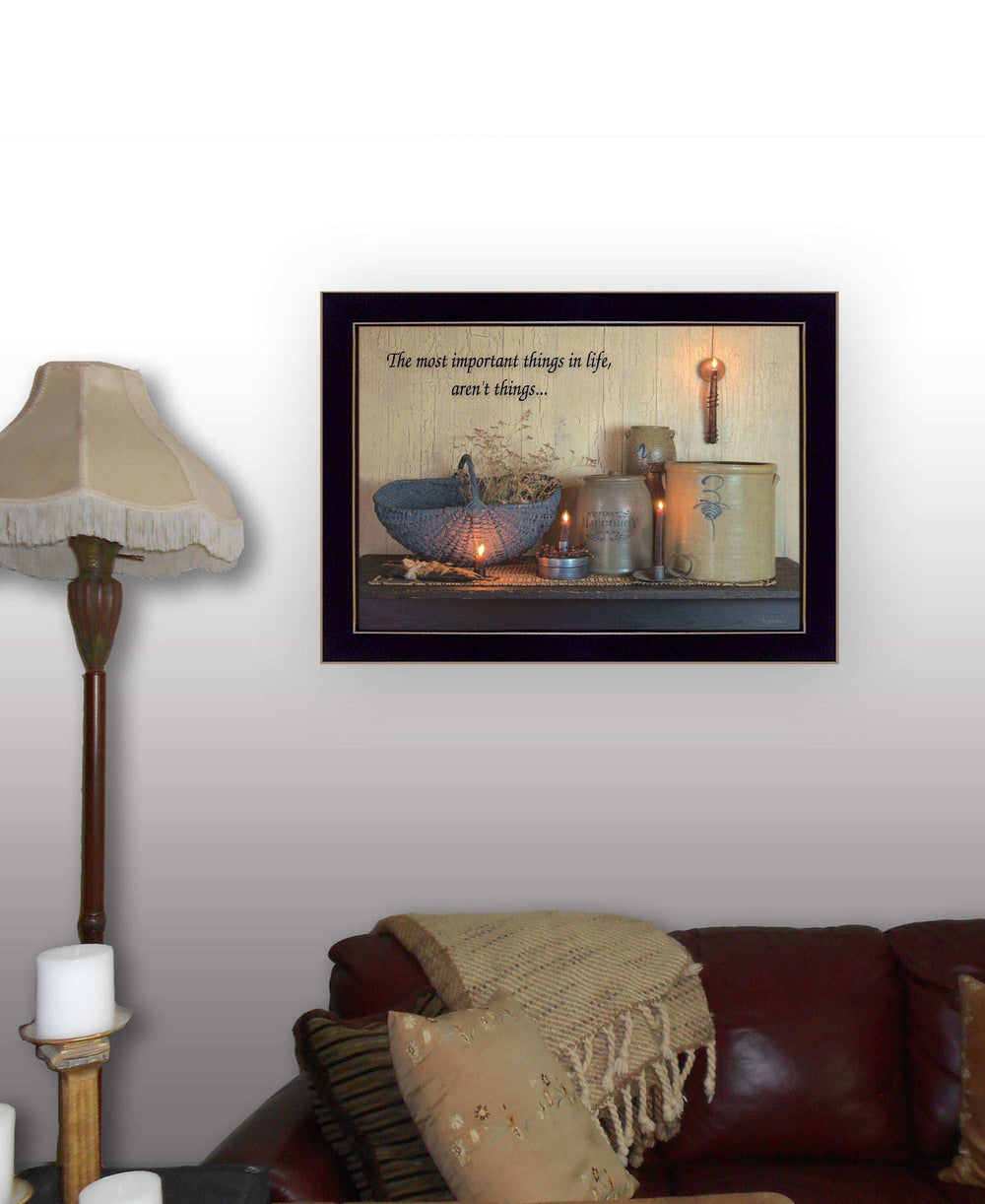 The Most Important Things 1 Black Framed Print Wall Art - Homeroots - Flyclothing LLC