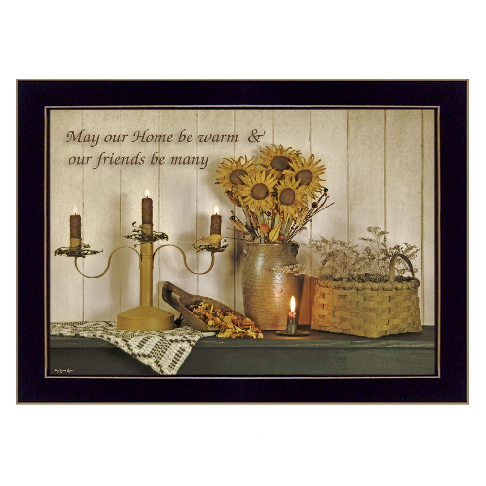 Our Home 1 Black Framed Print Wall Art - Homeroots - Flyclothing LLC
