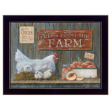 Fresh from the Farm 1 Black Framed Print Wall Art - Homeroots - Flyclothing LLC
