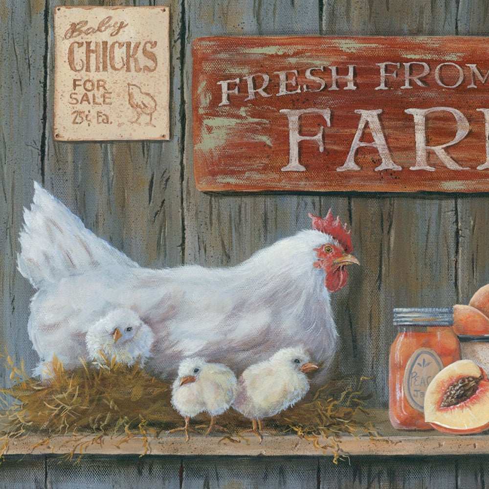 Fresh from the Farm 1 Black Framed Print Wall Art - Homeroots - Flyclothing LLC