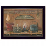 Treasures on the Shelf I 1 Black Framed Print Wall Art - Homeroots - Flyclothing LLC