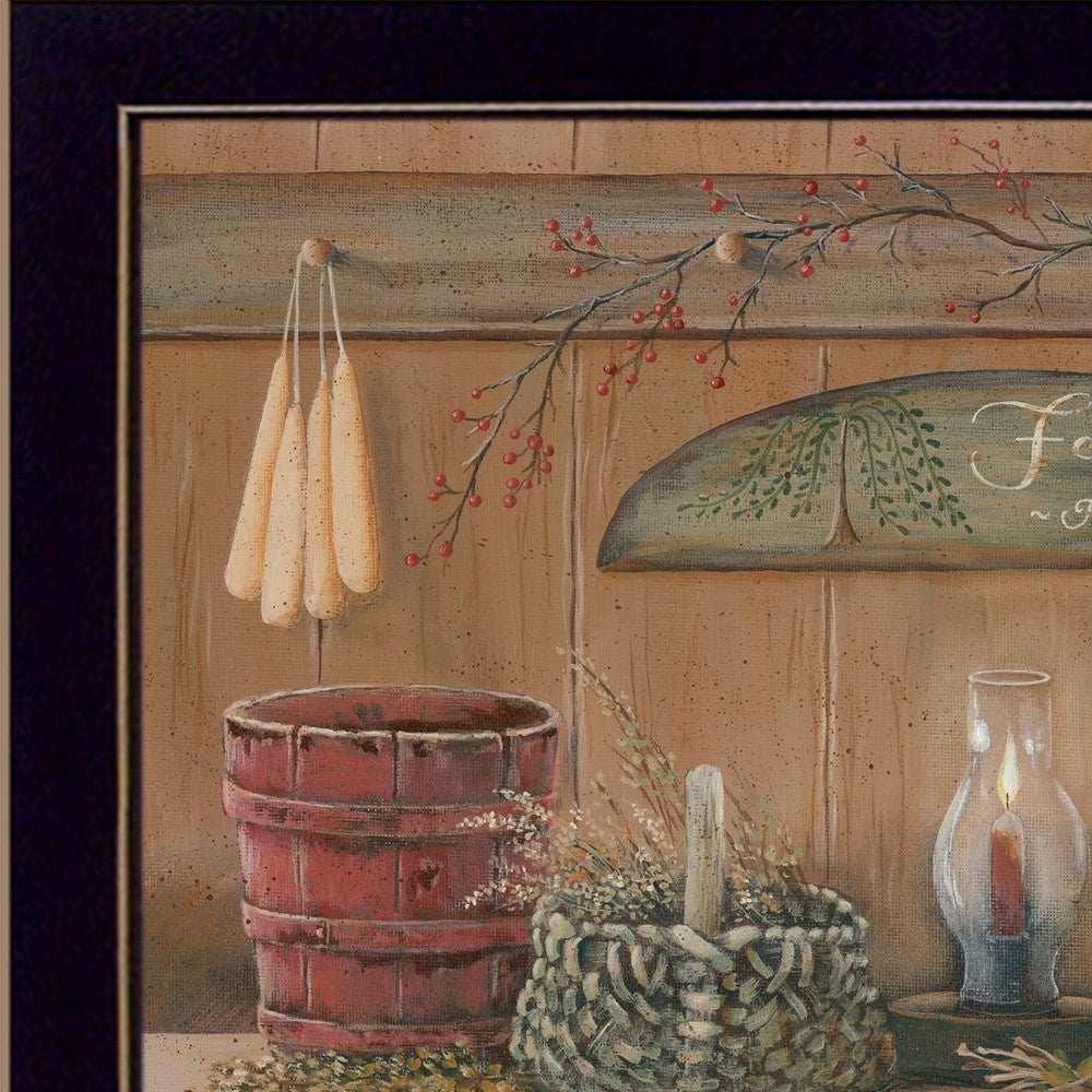 Treasures on the Shelf I 1 Black Framed Print Wall Art - Homeroots - Flyclothing LLC