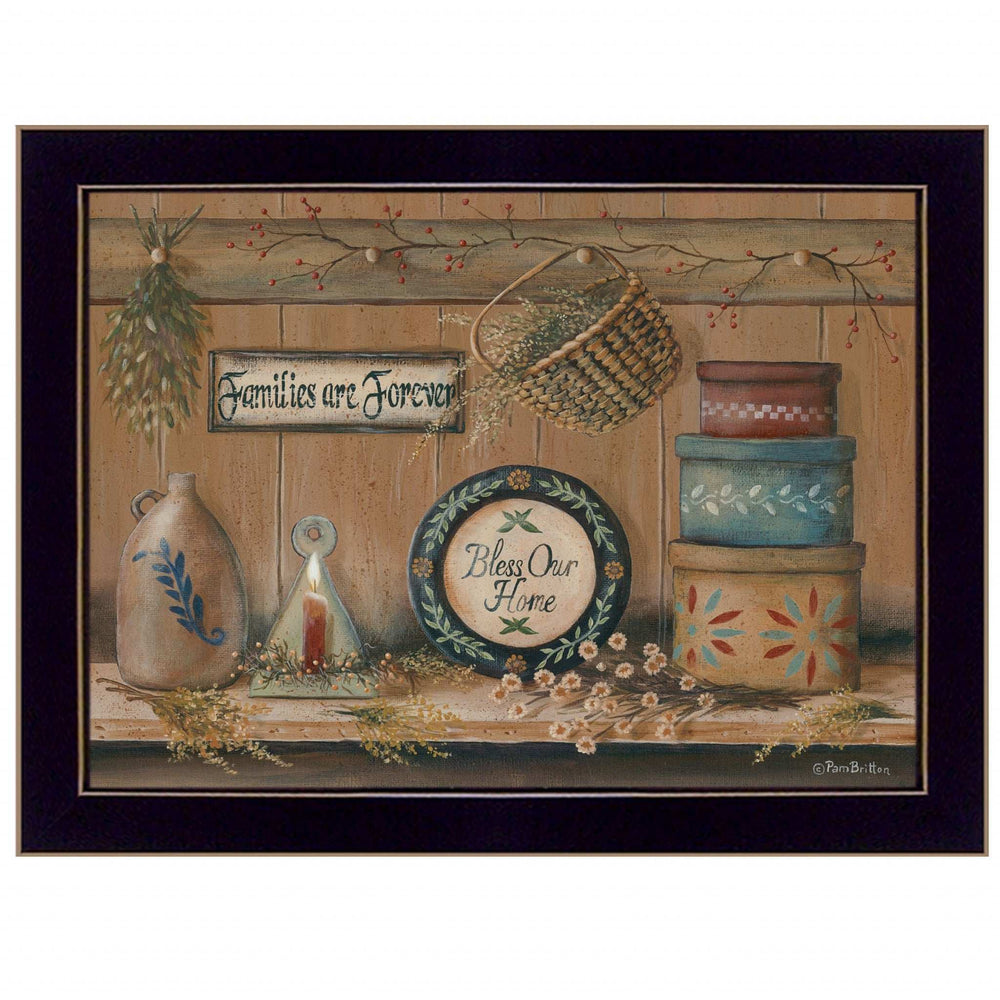 Treasures on the Shelf II 1 Black Framed Print Wall Art - Homeroots - Flyclothing LLC