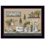 Garden Farmhouse Kitchen Black Framed Print Kitchen Wall Art - Homeroots - Flyclothing LLC