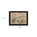 Farmhouse Bath Black Framed Print Bathroom Wall Art - Homeroots - Flyclothing LLC
