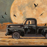 Harvest Moon 1 Black Framed Print Kitchen Wall Art - Homeroots - Flyclothing LLC