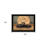 Harvest Moon 1 Black Framed Print Kitchen Wall Art - Homeroots - Flyclothing LLC