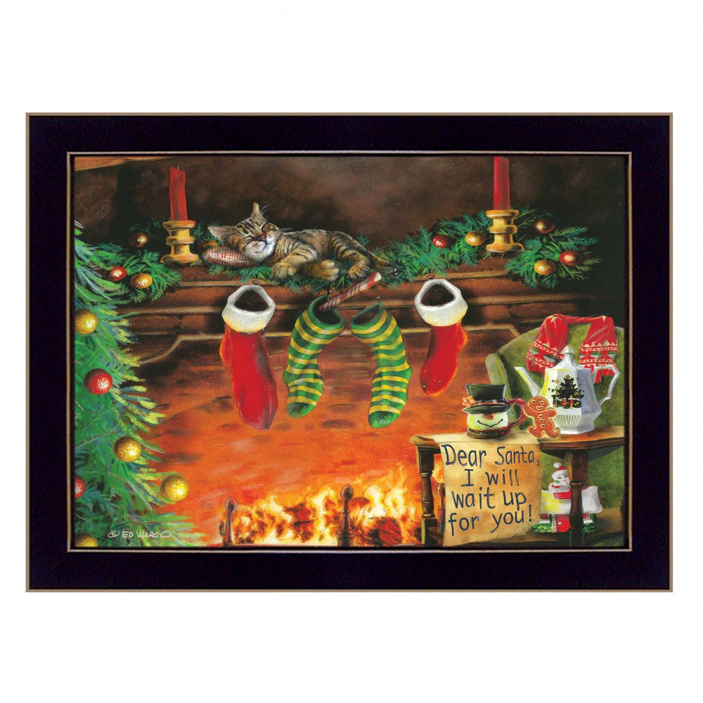 I Will Wait Up 1 Black Framed Print Wall Art - Homeroots - Flyclothing LLC