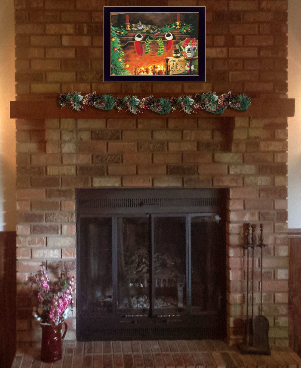 I Will Wait Up 1 Black Framed Print Wall Art - Homeroots - Flyclothing LLC