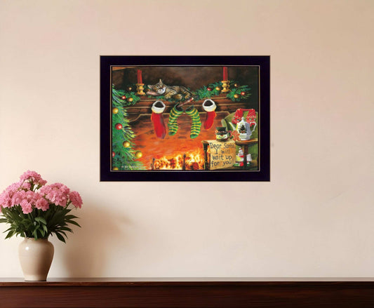 I Will Wait Up 1 Black Framed Print Wall Art - Homeroots - Flyclothing LLC