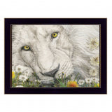 Dandy Lion 1 Black Framed Print Wall Art - Homeroots - Flyclothing LLC