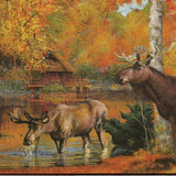 Peaceful Retreat 1 Black Framed Print Wall Art - Homeroots - Flyclothing LLC