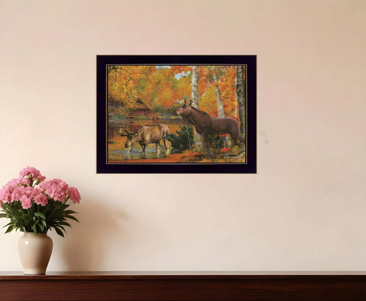 Peaceful Retreat 1 Black Framed Print Wall Art - Homeroots - Flyclothing LLC