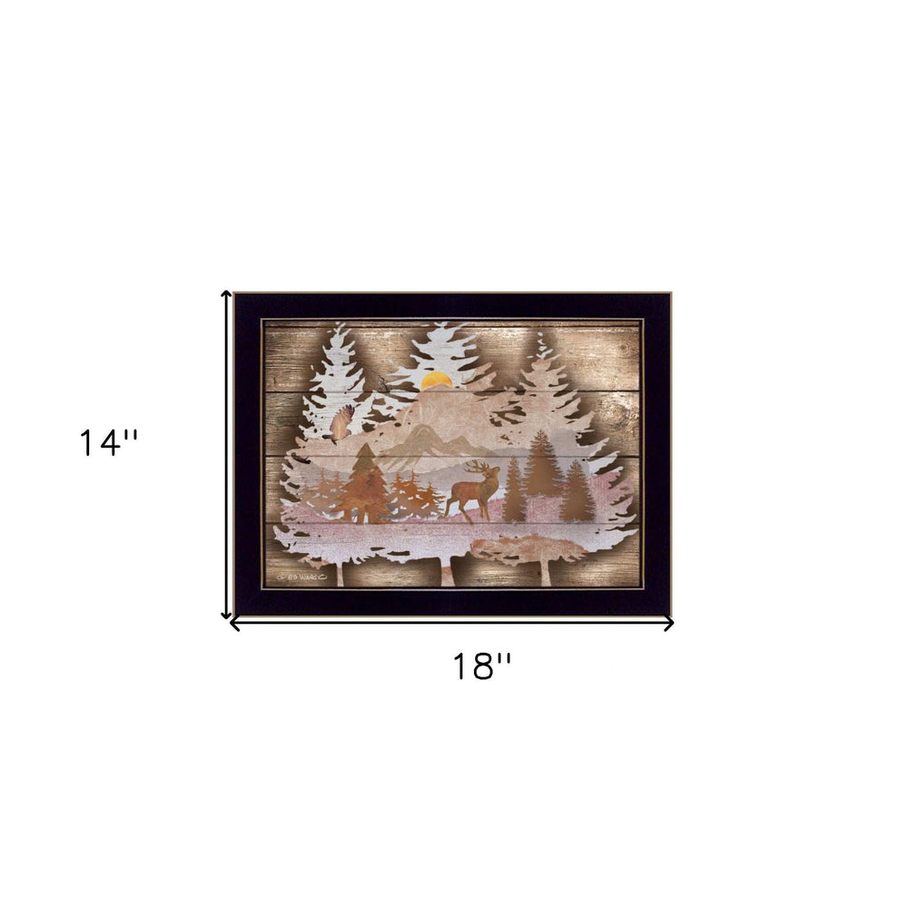 Great Outdoors I 1 Black Framed Print Wall Art - Homeroots - Flyclothing LLC