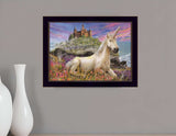 Royal Unicorn 1 Black Framed Print Wall Art - Homeroots - Flyclothing LLC