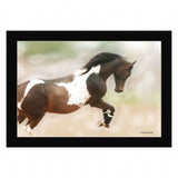 Wild Horses Black Framed Print Wall Art - Homeroots - Flyclothing LLC
