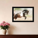 Wild Horses Black Framed Print Wall Art - Homeroots - Flyclothing LLC
