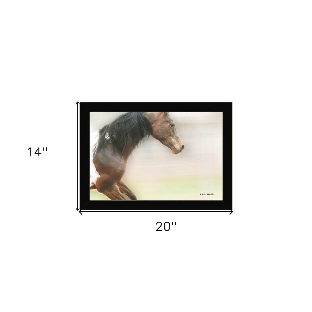 Leap Of Faith 1 Black Framed Print Wall Art - Homeroots - Flyclothing LLC