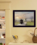 Morning Exercise 1 Black Framed Print Wall Art - Homeroots - Flyclothing LLC