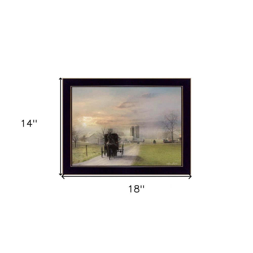 Morning Exercise 1 Black Framed Print Wall Art - Homeroots - Flyclothing LLC