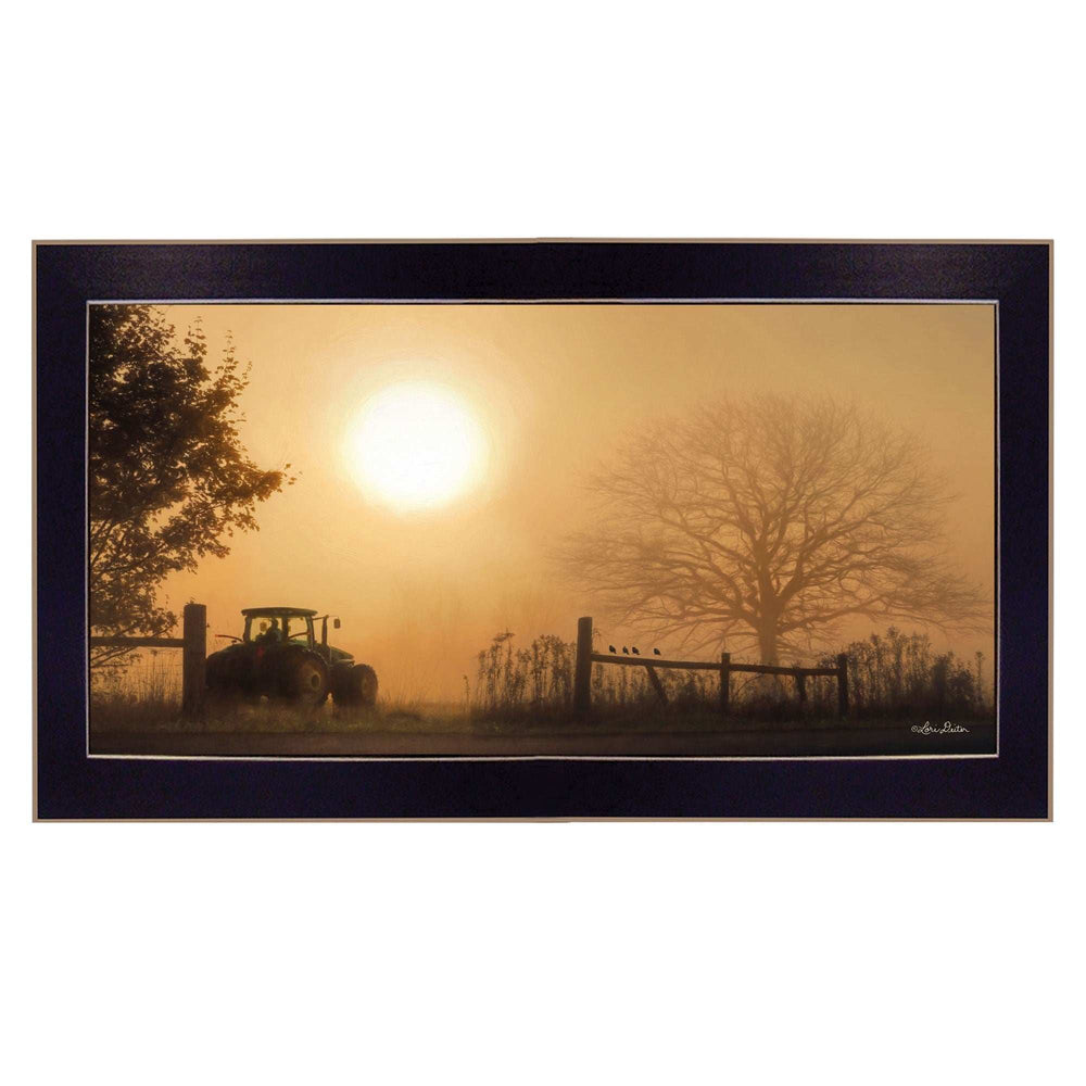 Start Your Engines 1 Black Framed Print Wall Art - Homeroots - Flyclothing LLC