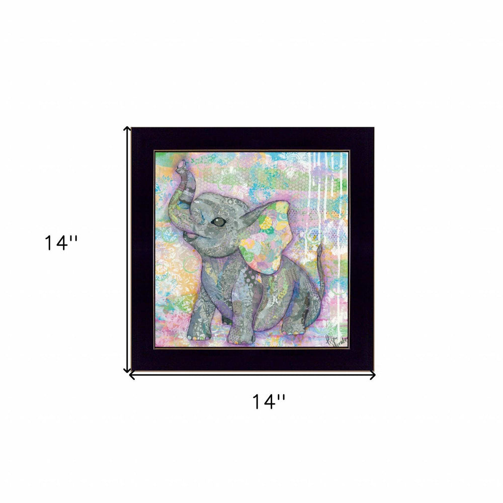 Elephant II 1 Black Framed Print Wall Art - Homeroots - Flyclothing LLC