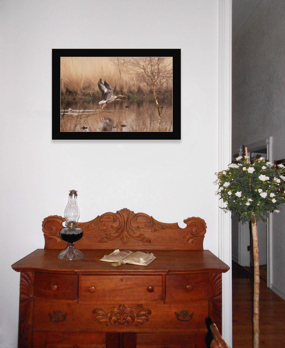 Fly Away 3 Black Framed Print Wall Art - Homeroots - Flyclothing LLC
