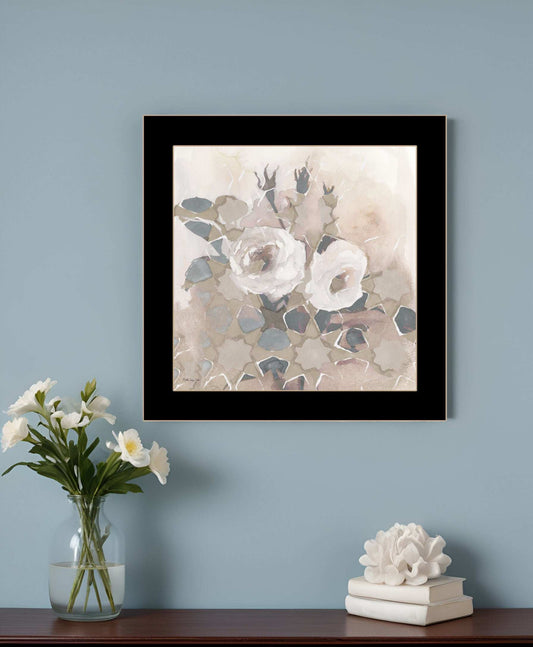 Transitional Blooms I 1 Black Framed Print Wall Art - Homeroots - Flyclothing LLC