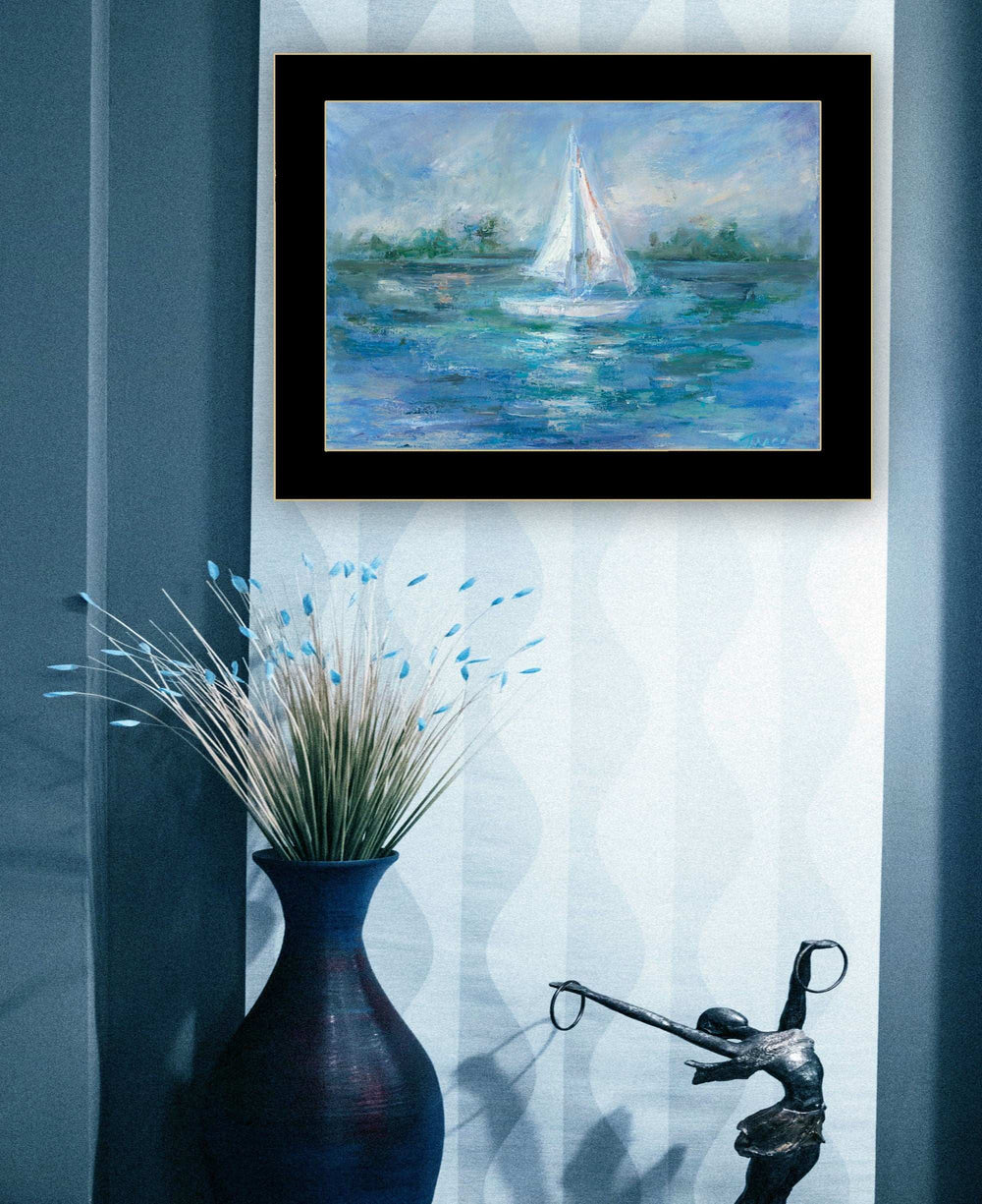 A Day In the Life 1 Black Framed Print Wall Art - Homeroots - Flyclothing LLC