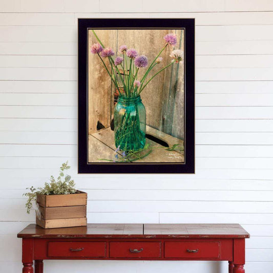 Country Chives 3 Black Framed Print Wall Art - Homeroots - Flyclothing LLC