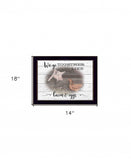 We Go Together 3 Black Framed Print Wall Art - Homeroots - Flyclothing LLC