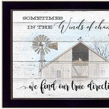 Winds of Change 3 Black Framed Print Wall Art - Homeroots - Flyclothing LLC