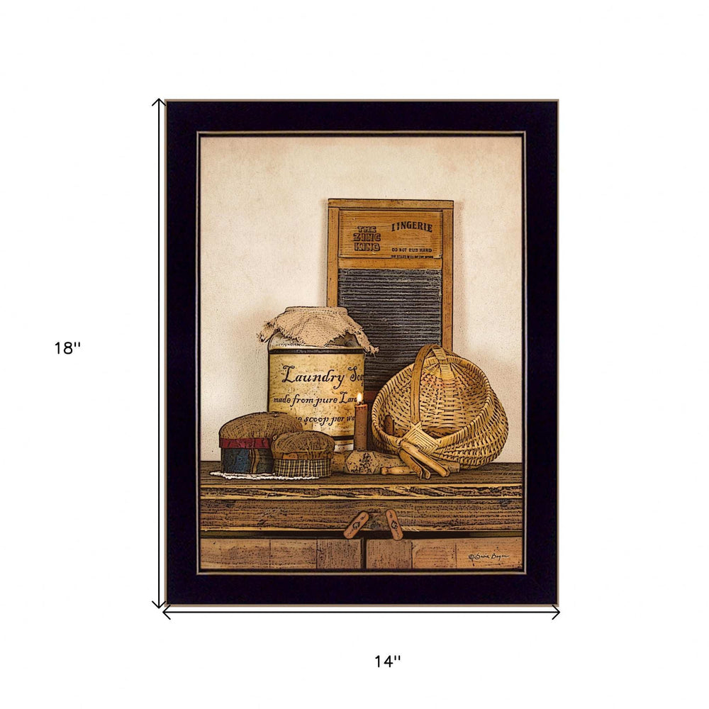 Laundry Soap 3 Black Framed Print Bathroom Wall Art - Homeroots - Flyclothing LLC