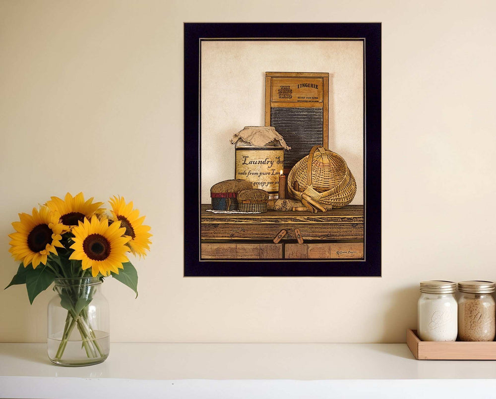 Laundry Soap 3 Black Framed Print Bathroom Wall Art - Homeroots - Flyclothing LLC