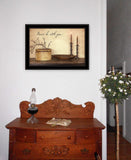 Peace Be with You Black Framed Print Wall Art - Homeroots - Flyclothing LLC