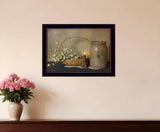 Basket of Flowers 3 Black Framed Print Wall Art - Homeroots - Flyclothing LLC