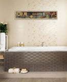 Country Bath Shelf 5 Brown Framed Print Bathroom Wall Art - Homeroots - Flyclothing LLC