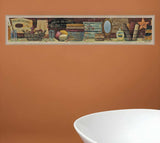 Country Bath Shelf 5 Brown Framed Print Bathroom Wall Art - Homeroots - Flyclothing LLC