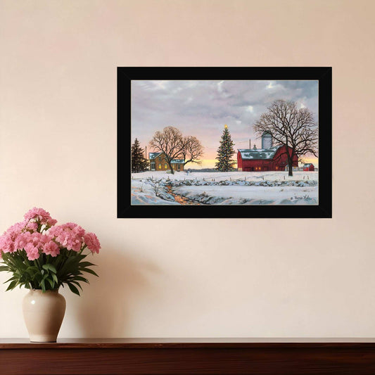 Morning Calls Black Framed Print Wall Art - Homeroots - Flyclothing LLC