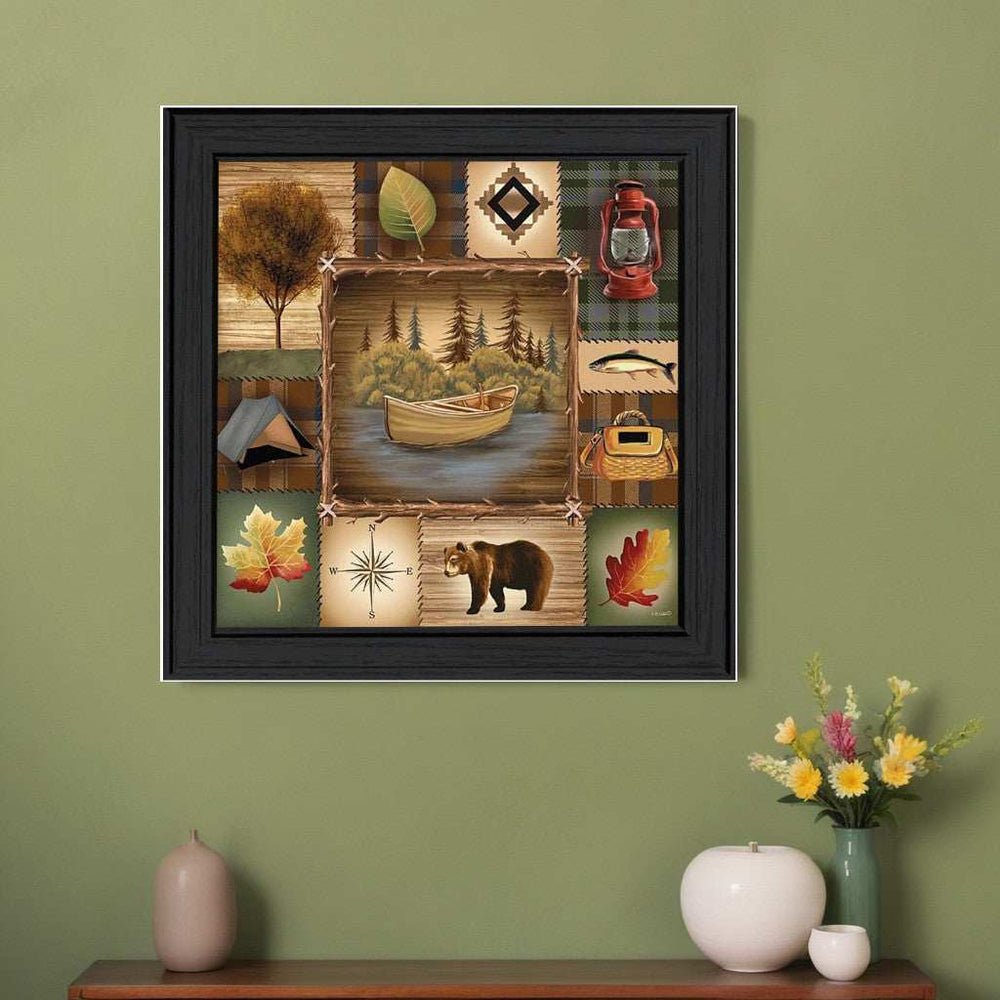 At the Lake 2 Black Framed Print Wall Art - Homeroots - Flyclothing LLC